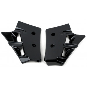 Ecopes Cache Radiateur MBK 51 Magnum Racing XR / Passion Noire - Paire