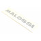 Autocollant Malossi Noir - 14cm
