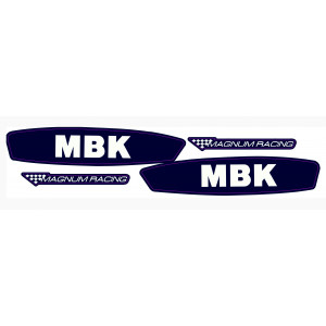Kit D&eacute;co MBK 51 Magnum Racing XR 97 Noire NU80 Selle + R&eacute;servoir (Reproduction)