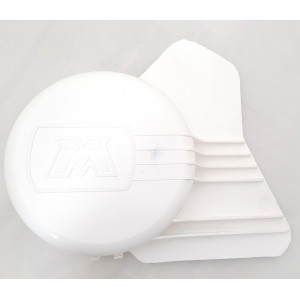 Capot Cache Variateur MBK 51 41 - Blanc - Plastique (Embrayage Motob&eacute;cane) - Origine