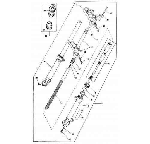 FOURCHE TELESCOPIQUE