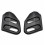 Ecopes Cache Radiateur MBK Magnum Racing MR1 Noire / Mag Max / Magnum (Paire)