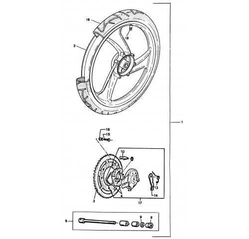 ROUE ARRIERE