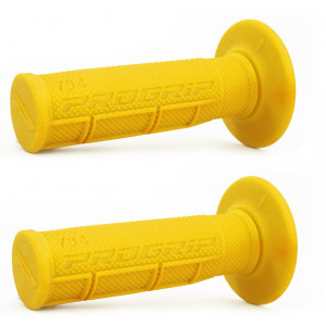Rev&ecirc;tement Poign&eacute;e Progrip MX 794 Jaune - Bout Ferm&eacute; 115mm - Paire (Medium Touch)