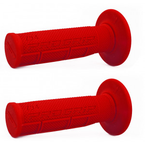 Rev&ecirc;tement Poign&eacute;e Progrip MX 794 Rouge - Bout Ferm&eacute; 115mm - Paire (Medium Touch)