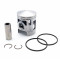 Piston Cyclo Malossi Peugeot 103 &Oslash;40mm 2 Segments pr Cylindre fonte et Alu Origine