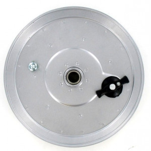Poulie T&ocirc;le Grise &Oslash;214 Motob&eacute;cane AV88 / 50V / MBK 51 / N40 Pignon D&eacute;montable 11 dents