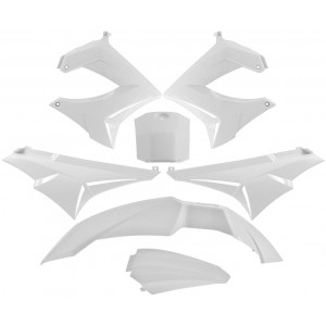 Kit Carrosserie Derbi Senda X-treme/X-Race 2000 &agrave; 2011/ DRD Avant 06 - Blanc (Pack Origine 7 Pi&egrave;ces)