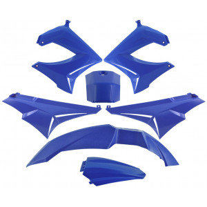 Kit Carrosserie Derbi Senda X-treme/X-Race 2000 &agrave; 2011/ DRD Avant 06 - Bleu (Pack Origine 7 Pi&egrave;ces)
