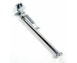 B&eacute;quille Lat&eacute;rale Lisse Chrom&eacute; 260mm Peugeot 103 MBK 51 - Fixation Ovale