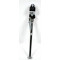 Béquille Latérale Lisse Chromé 260mm Peugeot 103 MBK 51 - Fixation Ovale