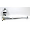Béquille Latérale Lisse Chromé 260mm Peugeot 103 MBK 51 - Fixation Ovale