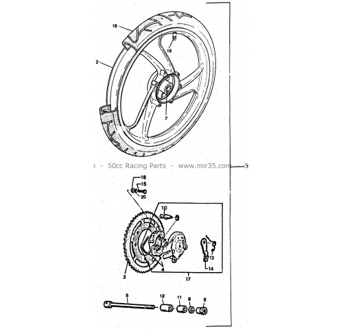 ROUE ARRIERE