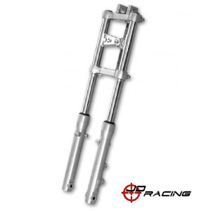 Fourche EBR MBK 51 Magnum XR / Peugeot 103 Alu &Oslash; 30mm Grise (Frein Disque)