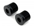 Bouchons de Fourche Paioli RD MBK 51 XR 30mm alu Noir - La Paire