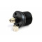 Paire de Bouchons de Fourche Kit + Valve Paioli MBK 51 CF 30mm alu Noir - Paire