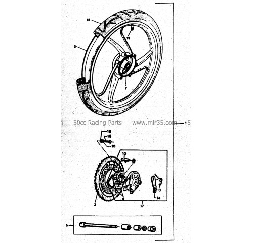 ROUE ARRIERE