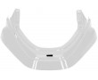 Dessus de Garde Boue Booster Blanc Metal