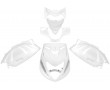 KIT Carrosserie Zip 50 2T AC / LC-4T Blanc (6 pieces)