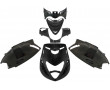 KIT Carrosserie Zip 50 2T AC / LC-4T Noir M&eacute;tal (6 pieces)