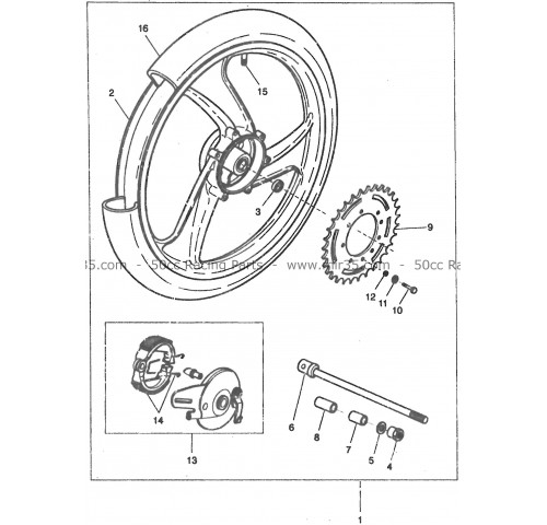 ROUE ARRIERE