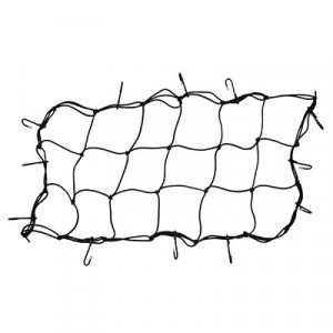 Filet Arrimage Bagage Moto Sandow &Oslash; 4mm 38x76 cm avec 10 crochets M&eacute;tal