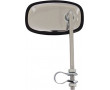 R&eacute;tro Universel Cyclo Vintage Rectangle ACIER Chrome Reversible (H111mm, L66mm, &Oslash; Collier 22mm) (x1)