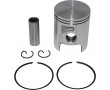 Piston M&eacute;caboite ARTEK K2 ALU 2 segments Derbi 50 Senda 2006➔ , GPR 2006➔ Gilera SMT 2006➔ , RCR 2006➔ (Moteur Piaggio EURO 3)