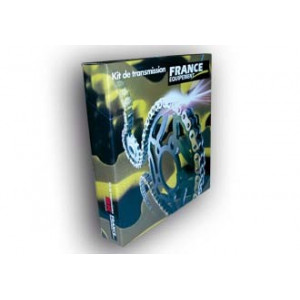 Kit Chaine Peugeot 103 RCX SPX FUN - Renforc&eacute; 10x52 - Roue 6 ou 10 Batons &Oslash; 98 - FE Pignon 10 / Couronne 52 / Chaine 106M