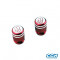 Bouchon de Valve Pneu Molet&eacute; To Cool Rouge - La Paire