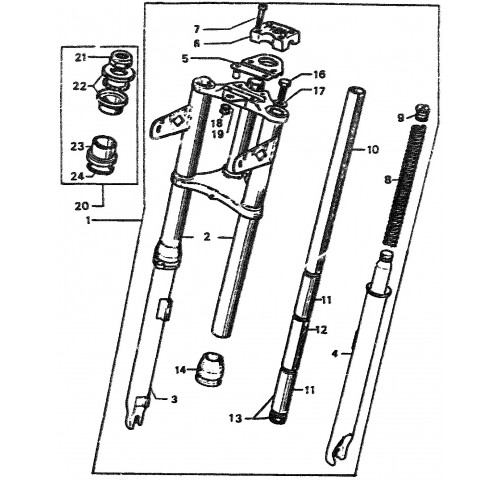 FOURCHE TELESCOPIQUE