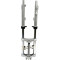 Fourche EBR Master Grise MBK 51 / Peugeot 103 Ø 28mm Alu Hydraulique Racing (Frein a Disque)