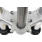 Fourche EBR Master Grise MBK 51 / Peugeot 103 Ø 28mm Alu Hydraulique Racing (Frein a Disque)