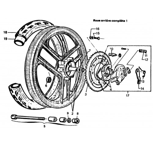 ROUE ARRIERE