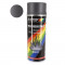 Bombe Peinture Haute Temp&eacute;rature 800&deg; Gris Silicone - Moteur / &Eacute;chappement - Spray 400ml -Motip Pro-