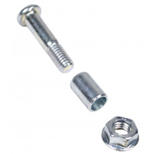 Vis Axe de Levier de Frein Domino MBK51 Peugeot 103 M6 Lt.29mm + Bague Epaulement 8x12mm