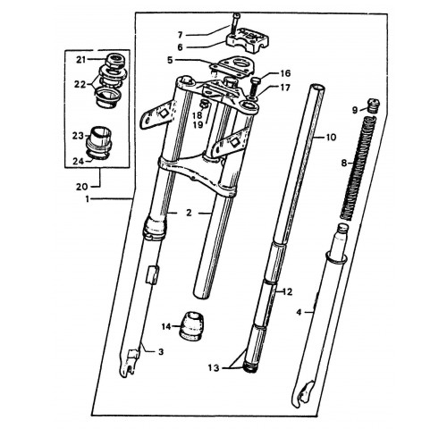 FOURCHE TELESCOPIQUE