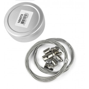 Kit Cable Universel Gaz Lg 2M &Oslash; 1.2mm + Frein / Embrayage &Oslash; 1.5mm + Serre Cables / Adaptateurs (9P)
