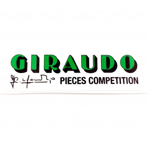 Autocollant Giraudo Vert 105x30mm