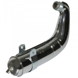 Pot d'&eacute;chappement Chrom&eacute; Mobylette Motob&eacute;cane AV40 50 Mobyx AV7 Boudin D&eacute;montable