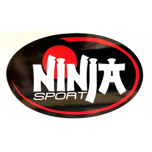 Autocollant Ninja Sport Ovale L10cm