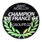 Autocollant Logo David Morillon Champion de France 94 G2 &Oslash; 5cm
