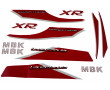 Kit D&eacute;co MBK 51 Magnum Racing XR NU63 Candy Blue ou Black / Rouge Complet (Reproduction)