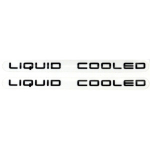 Autocollant MBk Logo Liquid Cooled Magnum Racing MR1 1991 / Magmax / Magnum (Paire)