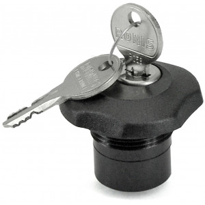 Bouchon R&eacute;servoir Peugeot 103 AM R&eacute;servoir 3.7L a Pousser - Antivol 2 ergots avec 2 cl&eacute;s (D. 30mm)