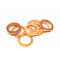 Rondelle Joint Cuivre &Oslash; 8mm &eacute;p. 1mm - 8x12x1mm (X10)