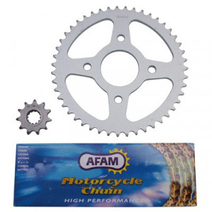 Kit Chaine Afam MBK XPower Yamaha TZR 50 - 420 11x47