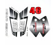 Planche D&eacute;cors Autocollant Mistral 2.5 Mini Motard Dirt Minimoto