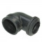 Adaptateur Boite a Air Souple Coude 90° Souple Ø 28 a 35mm Pour PHBG / PHBN / PHVA