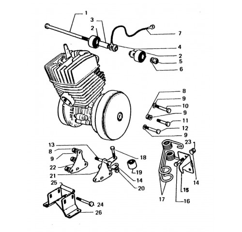 FIXATION MOTEUR